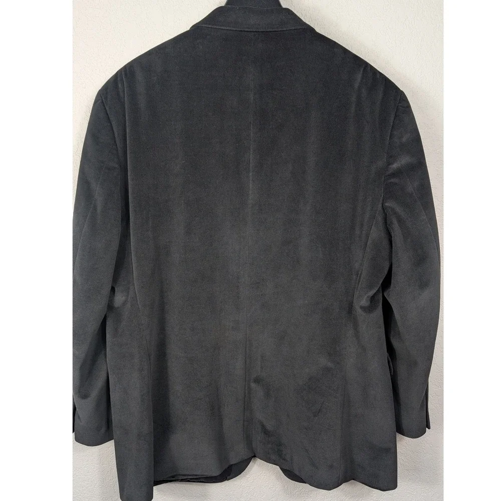 Ralph Lauren Black Corduroy Blazer Men's 46R Sport Coat‎ Jacket Soft